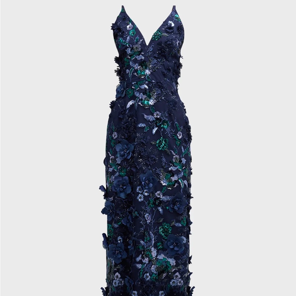 Helsi Norah Navy Floral Midi Dress